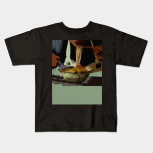 How to Slurp Your Ramen like an awesome noodle enthusiast chef Kids T-Shirt